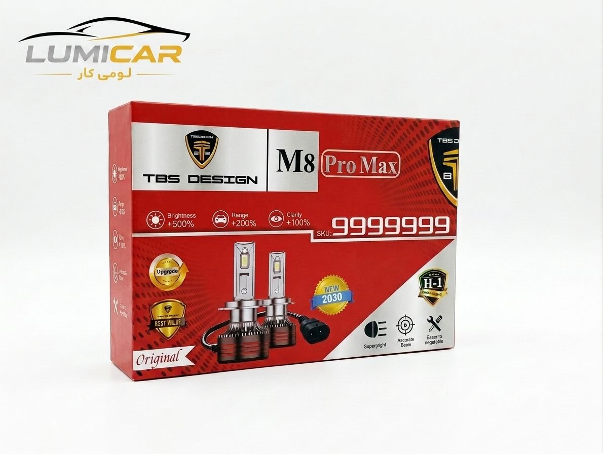 هدلایت M8 Pro Max توبیز پایه H1