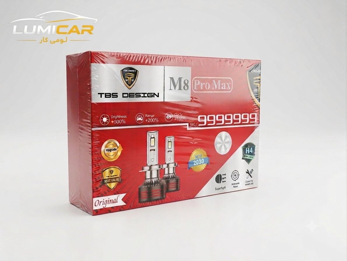 هدلایت Tobys اصلی M8 Pro Max پایه H4