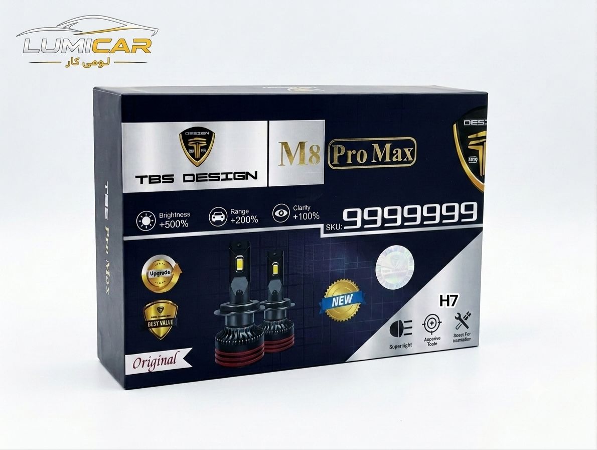 هدلایت Tobys اصلی M8 Pro Max پایه H7